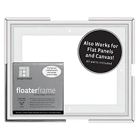 Ampersand™ 8" x 10" White Thin Edge Floaterframe