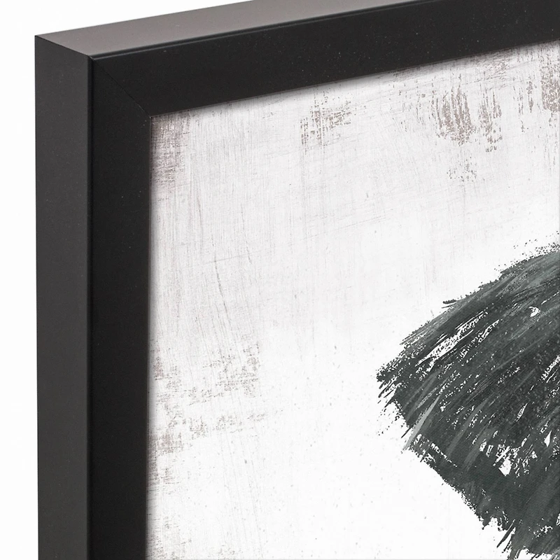 Chippy Farm Cow Black Framed Canvas