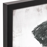 Chippy Farm Cow Black Framed Canvas