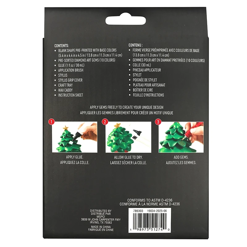 3D Gingerbread House LED Diamond Art Kit by Make Market®