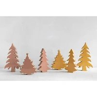 Hello Honey® 8" Enameled Mango Wood Christmas Tree