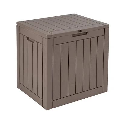 6 Pack: Honey Can Do 30gal. Brown Small Deck Outdoor Storage Box