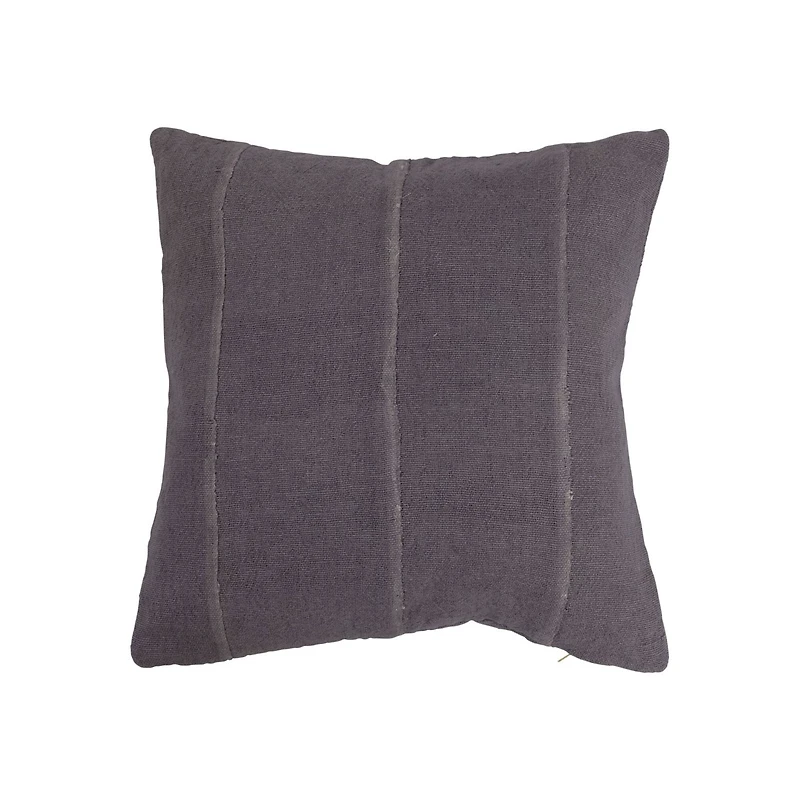 Hello Honey® Purple Cotton Pieced Mudcloth Pillow
