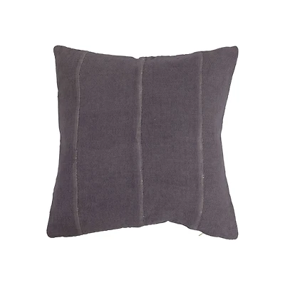 Hello Honey® Purple Cotton Pieced Mudcloth Pillow
