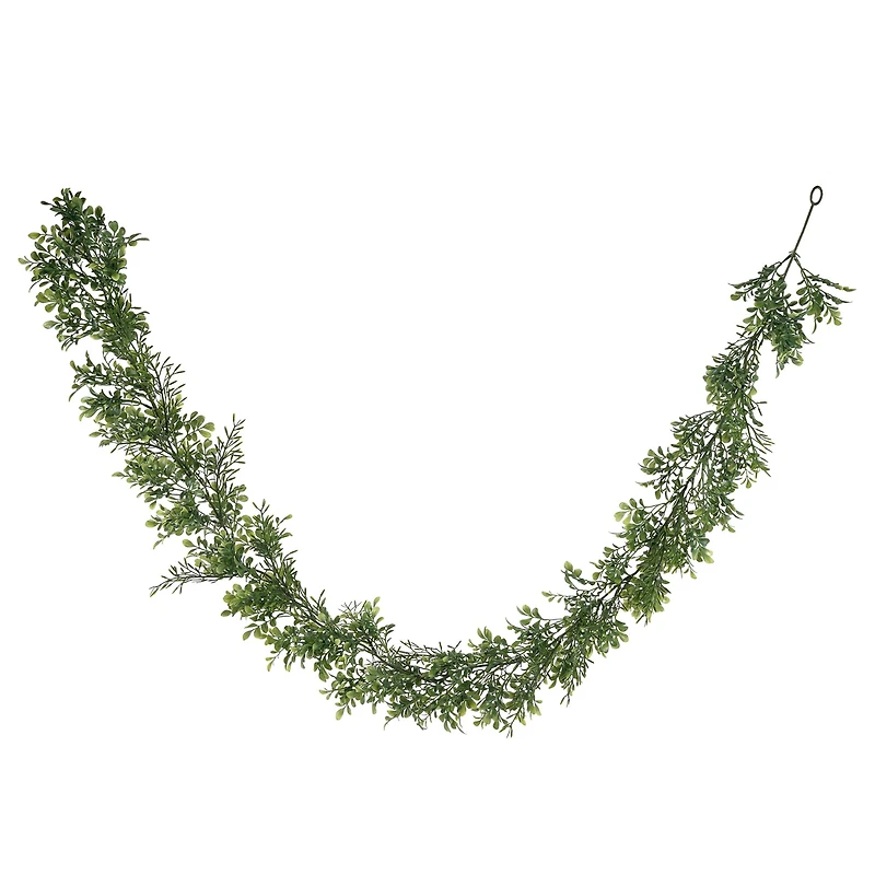 6ft. Green Boxwood Garland by Ashland®