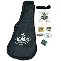Salus KaKo'o 21" Seafoam Green Professional Wooden Ukulele Set