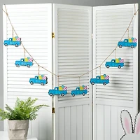 Glitzhome® Easter Metal Truck Garland