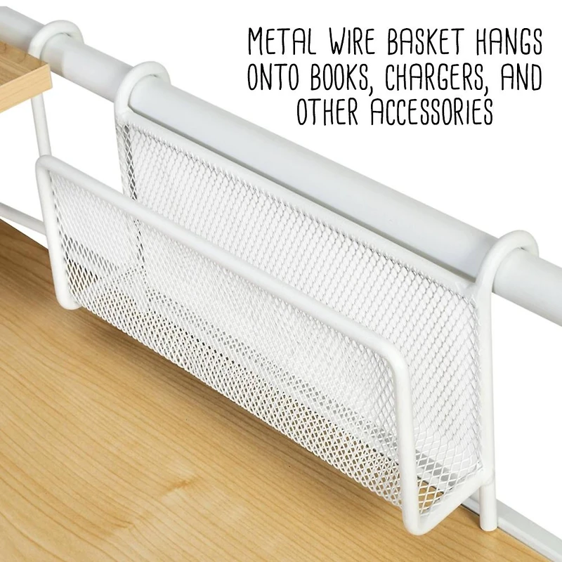 Honey Can Do White Home Office Computer Desk