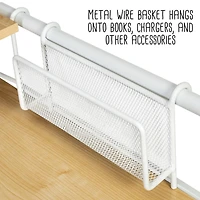 Honey Can Do White Home Office Computer Desk