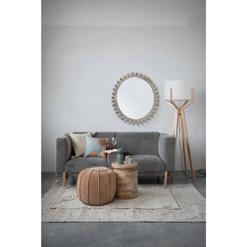 Hello Honey® Woven Cotton Pillow with Tassels