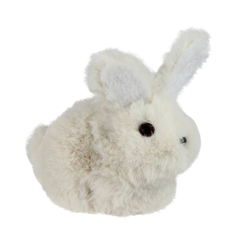 5" Beige Plush Sitting Easter Bunny Figure