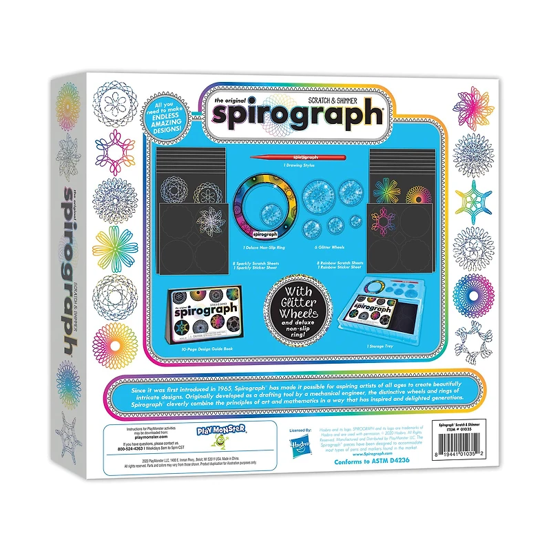 Spirograph Scratch & Shimmer