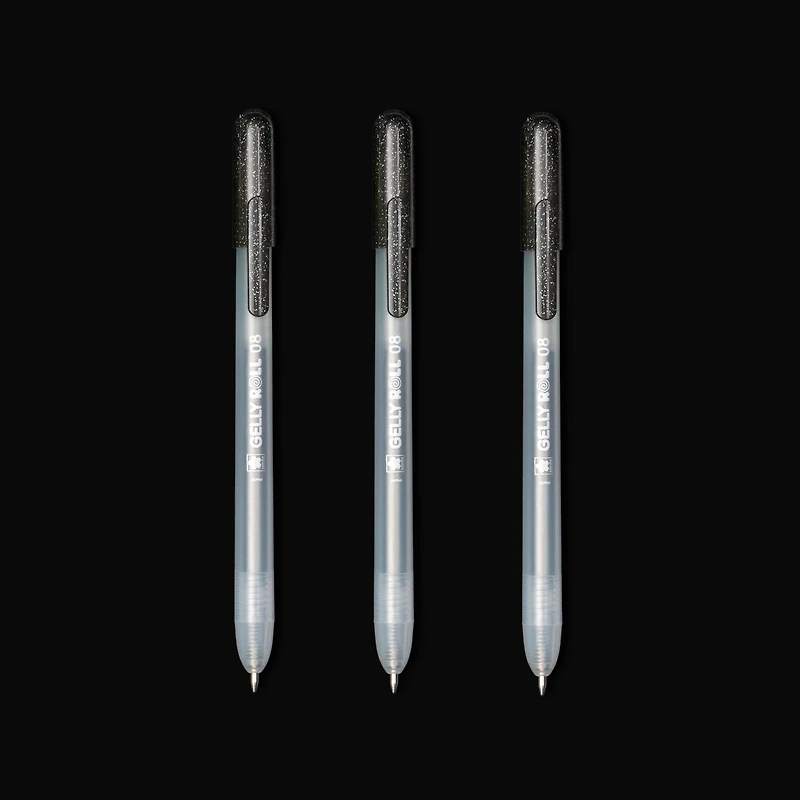 Sakura® Gelly Roll® Black Effects 0.8mm Gel Pen Set