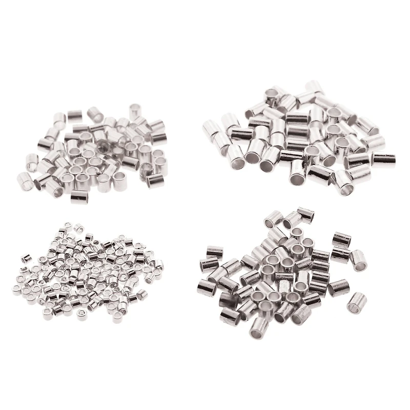 The Beadsmith® Silver Plated Crimp Tubes, 600ct.