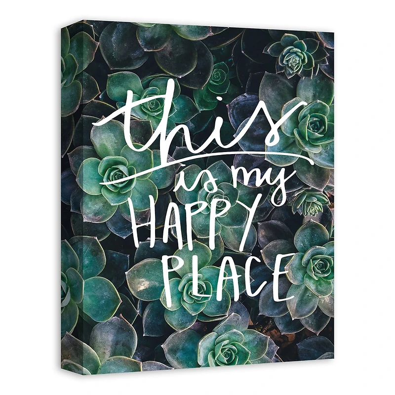 This Is My Happy Place 12" x 16" Canvas Wall Art