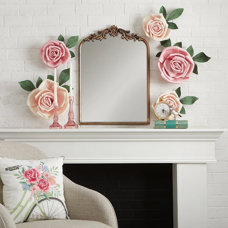 28" Gold Wall Mirror by Ashland®