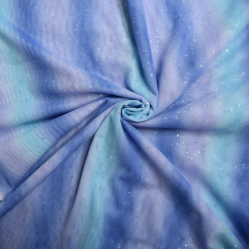 Feldman Purple & Blue Confetti Mesh