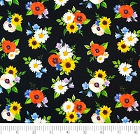 SINGER Ambesonne Poppy and Daisy Cotton Fabric