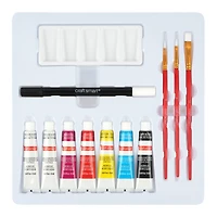 11" x 11" Cat & Butterfly Canvas Painting Kit by Craft Smart®