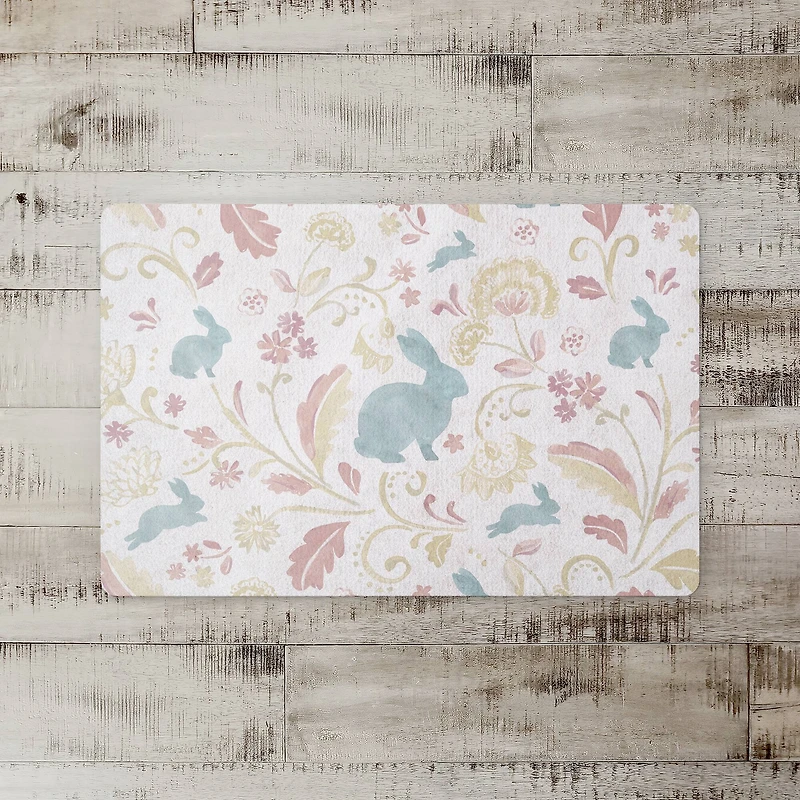 Paisley Bunny 18" x 27" Floor Mat
