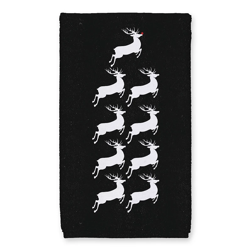 Reindeer Names Tea Towels - Set of 2