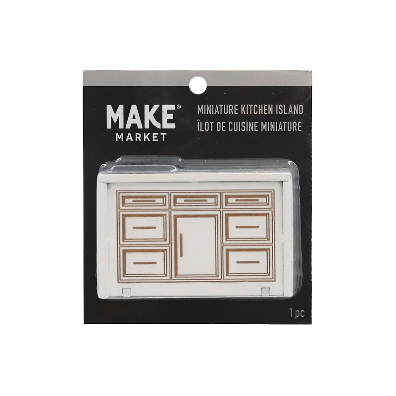 Miniature White Kitchen Island by Make Market®