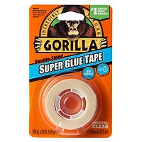Gorilla® 20ft. Double-Sided Super Glue Tape