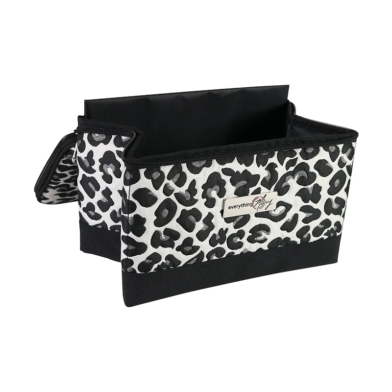 Everything Mary Cheetah Collapsible Sewing Kit Organizer Box
