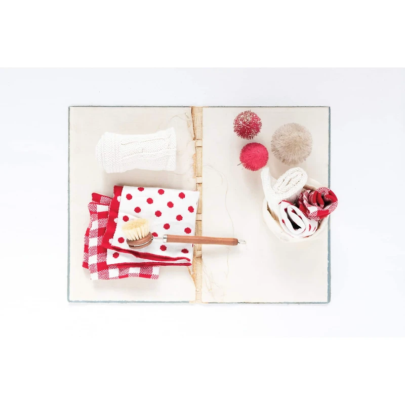Hello Honey® Cotton Knit Dish Cloth Set in Cotton Bag
