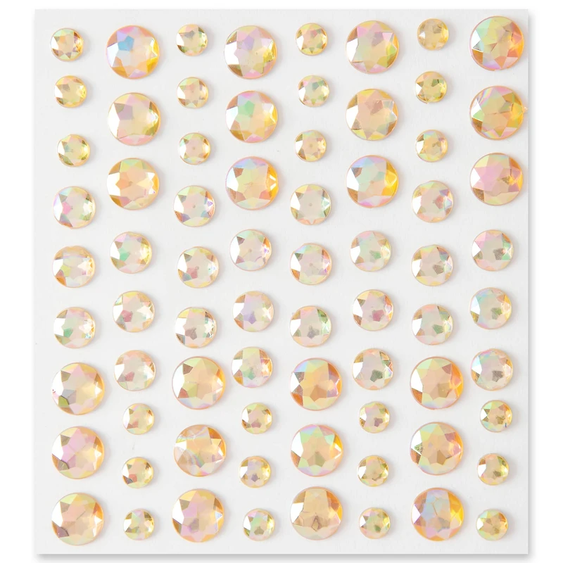 12 Pack: Rose Rhinestone Bling Stickers by Recollections™