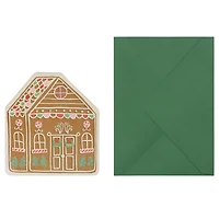 Glitter Gingerbread House Card & Envelope Set by Recollections™