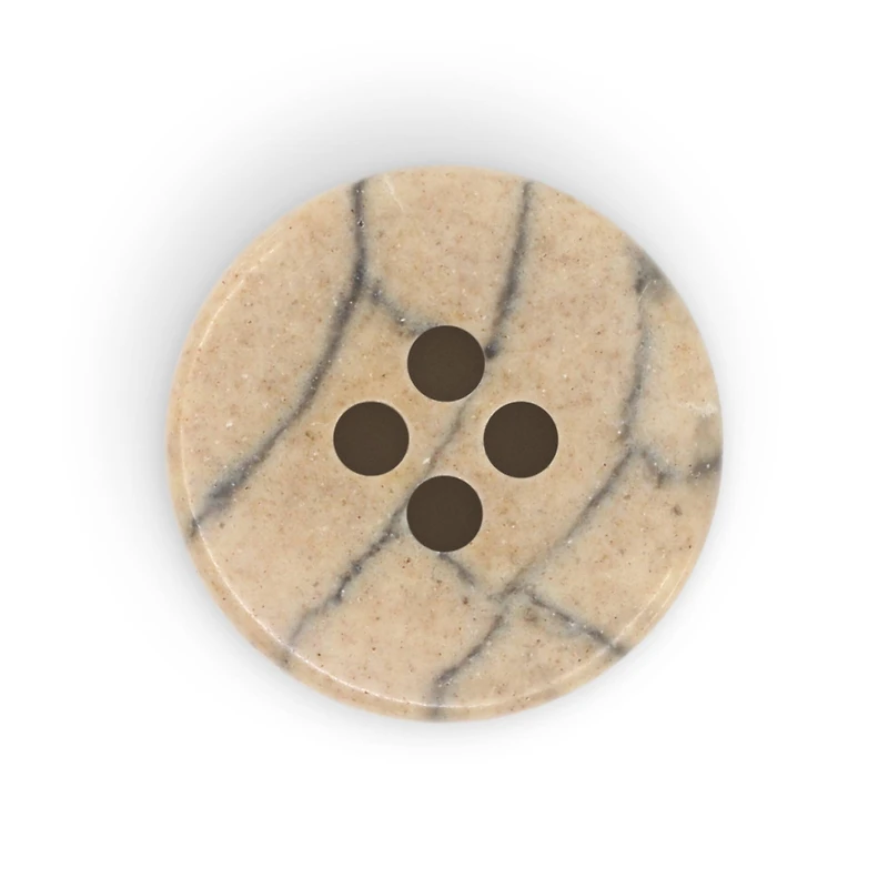 Dritz® 18mm Beige-Camel Recycled Polyester Round Button, 9ct.