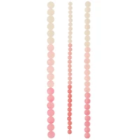 Pink Ombre Glass Round Beads by Bead Landing™