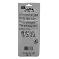 Marvy® Uchida Bistro Fine Point & Chisel Tip White Chalk Marker Set