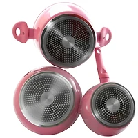 Gibson Home® Plaza Café 7-Piece Lavender Aluminum Nonstick Cookware Set