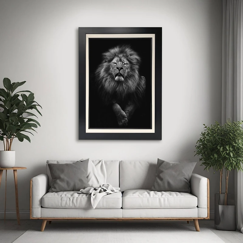 6 Pack: Home 24" x 36" Black Flat Frame with Beveled Mat by Studio Décor®