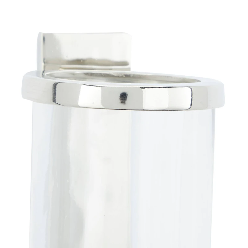 Silver Aluminum Contemporary Wall Sconce, 16" x 5" x 7"