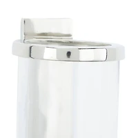 Silver Aluminum Contemporary Wall Sconce, 16" x 5" x 7"