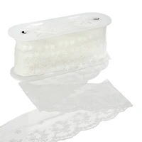 4.5" White Embroidery Lace Trim by Celebrate It®