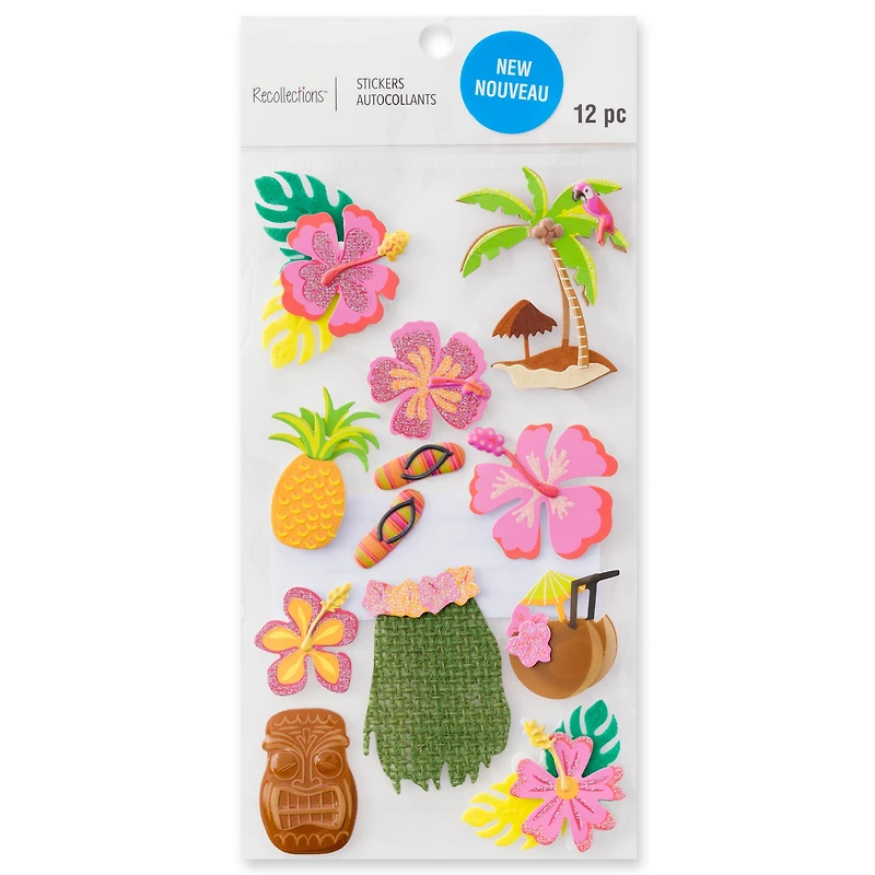 Hawaiian Vacation Dimensional Stickers by Recollections™