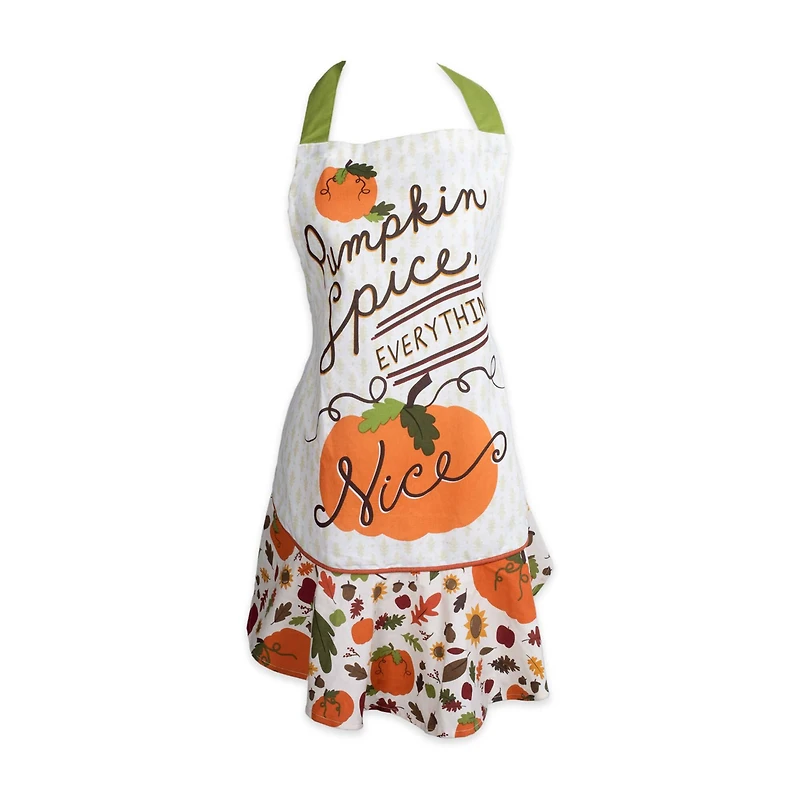 DII® Pumpkin Spice Ruffle Apron