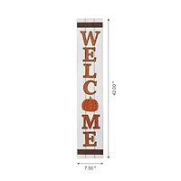 Glitzhome® 42" Fall Wooden Welcome Porch Sign