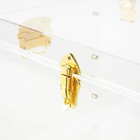 Clear & Gold Acrylic Trunk Set
