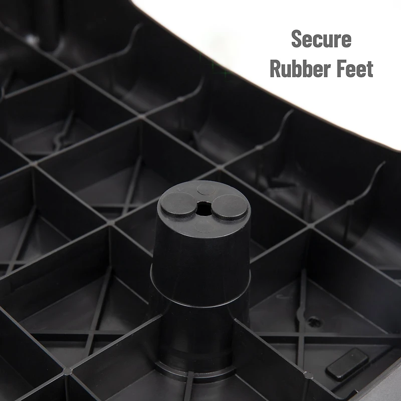 Mind Reader Anchor Collection Black Indoor Platform Booster Step