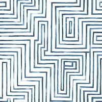 RoomMates Blue Warren Peel & Stick Wallpaper