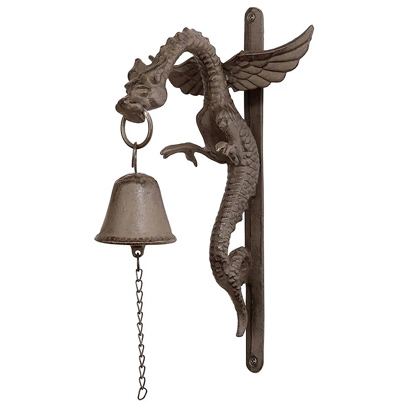 Design Toscano Florentine Dragon Gothic Iron Doorbells, 2ct.