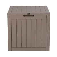 6 Pack: Honey Can Do 30gal. Brown Small Deck Outdoor Storage Box
