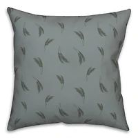 Feather Grass Throw Pillow