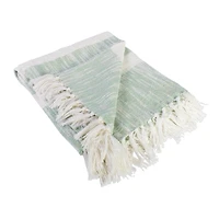 DII® Mint Slub Stripe Throw