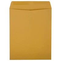 JAM Paper 11.5" x 14.5" Brown Kraft Open End Catalog Manila Envelopes